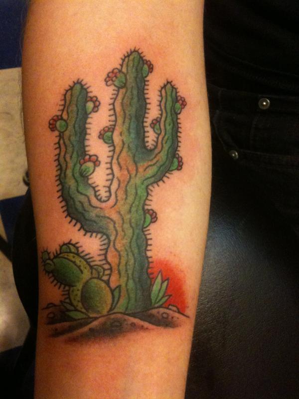cactus - Object Tattoos - Last Sparrow Tattoo