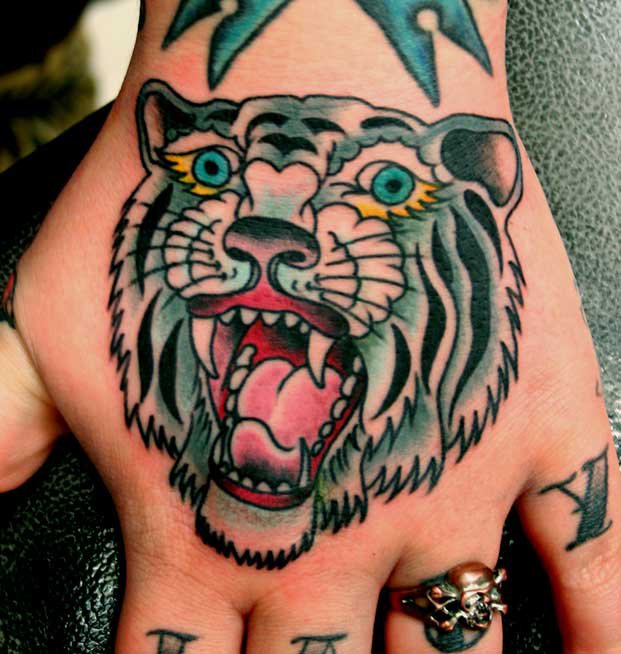 Jerry Tiger - Animal Tattoos - Last Sparrow Tattoo