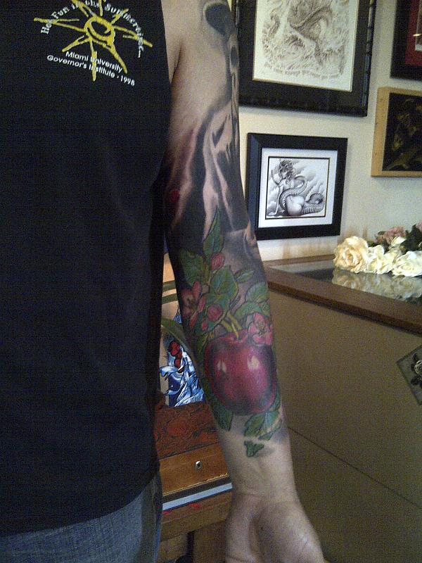 Tom Waits Skeleton sleeve by Kore Flatmo - Tattoo Art - Last Sparrow Tattoo