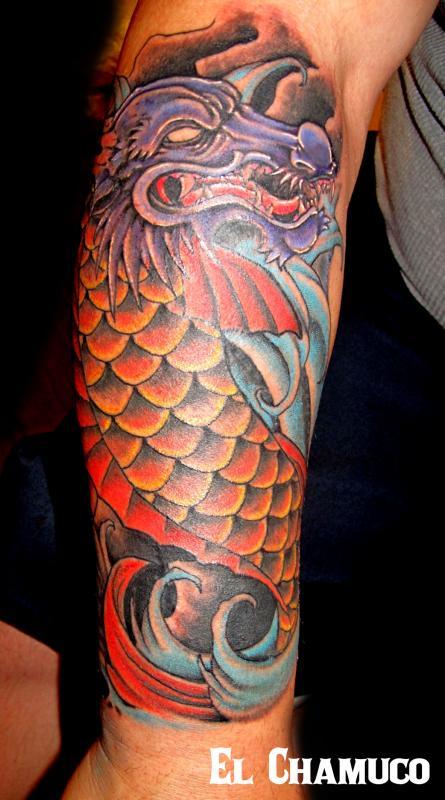 OG Mike s arm by El Chamuco