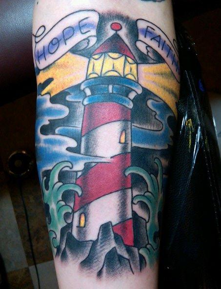 lighthouse tattoo