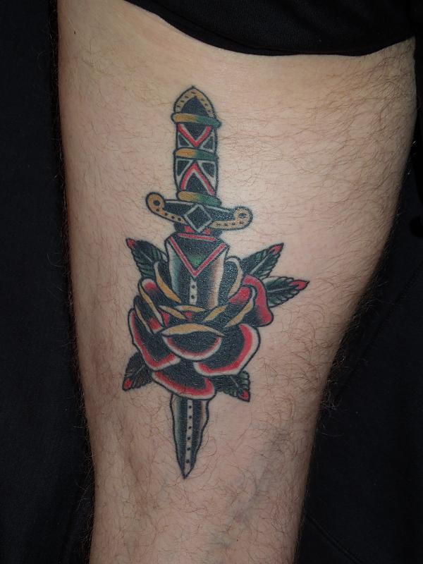 healed dagger and rose by stuwart Cripwell