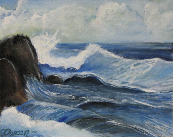 waves paint