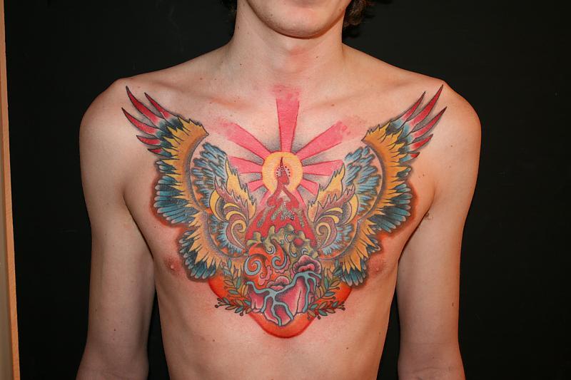 Wingy Heart Chest