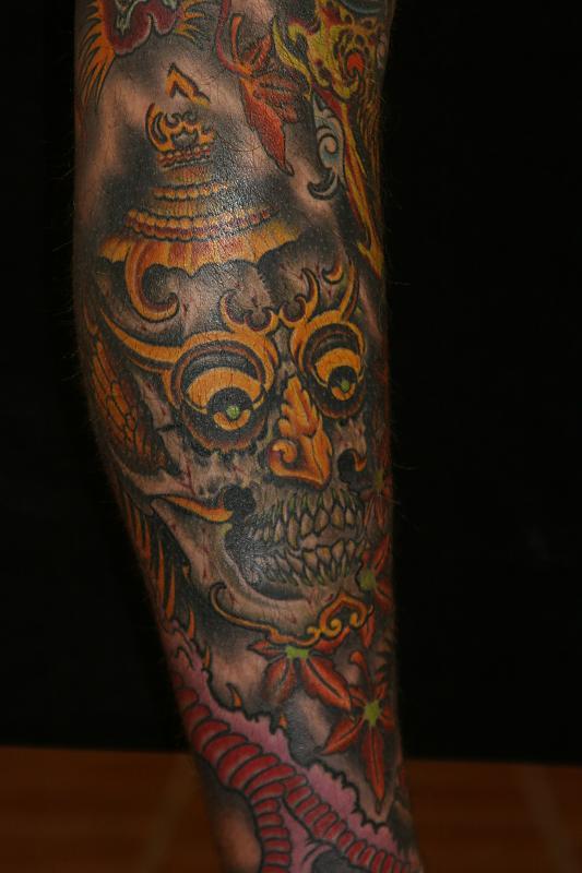 Tibetan Skull - Death Tattoos - Last Sparrow Tattoo