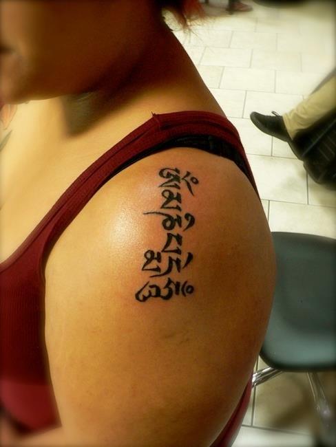 Tibetan prayer - Religious and Spiritual Tattoos - Last Sparrow Tattoo