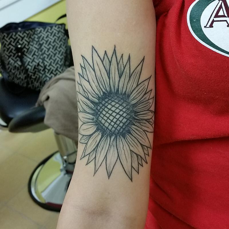 healed sunflower