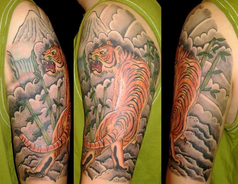 Tiger Half Sleeve