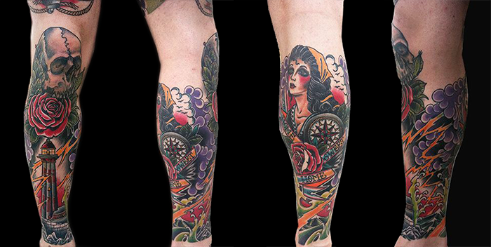 By Josh Damnit Classic Tattoo, Upland CA