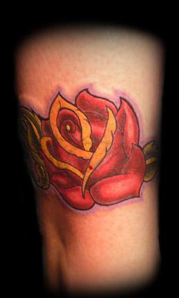 rose cover up of name