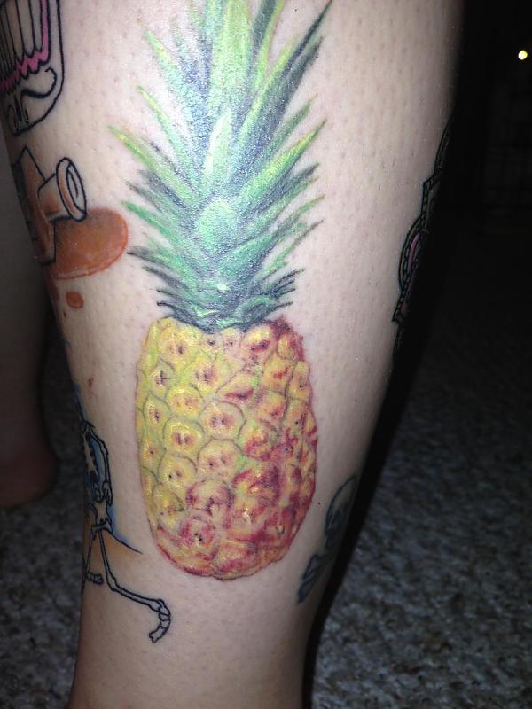 Pineapple - Object Tattoos - Last Sparrow Tattoo