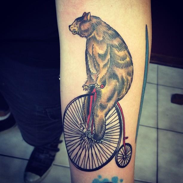 Bear on a Bike