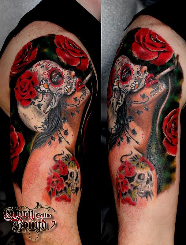 Viveros Piece by peter Tyas of Glory Bound Tattoo UK