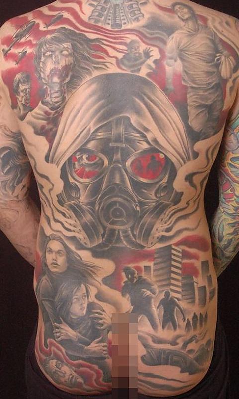 28 Days Later inspired Backpiece