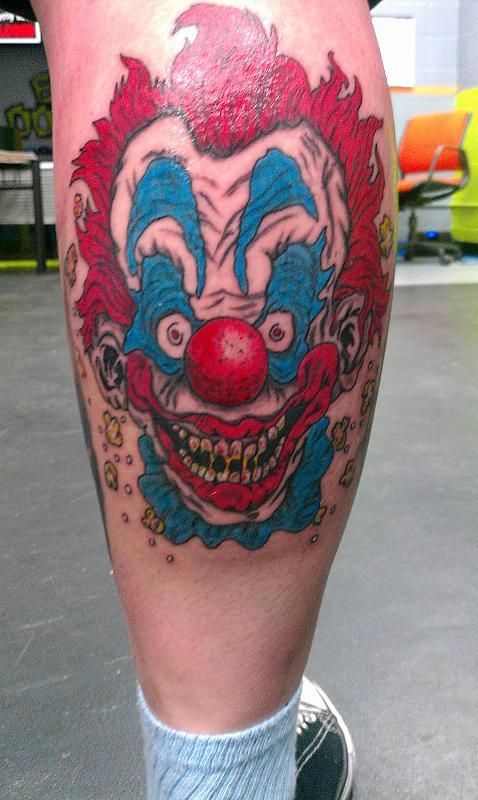 killer clown tattoo