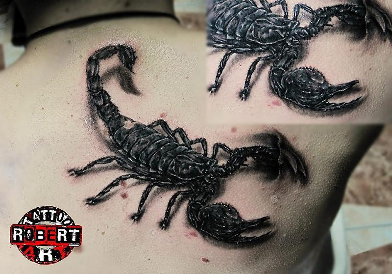 scorpion robert tattoo art