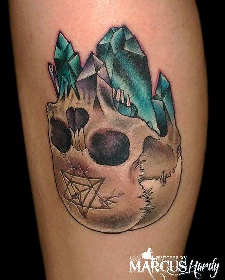Upside down skull tattoo meaning