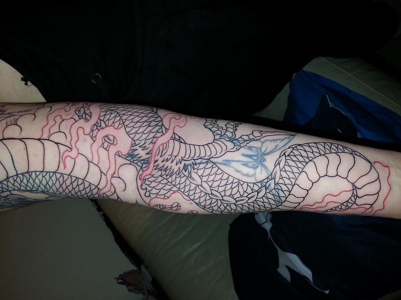Second sitting of sleeve