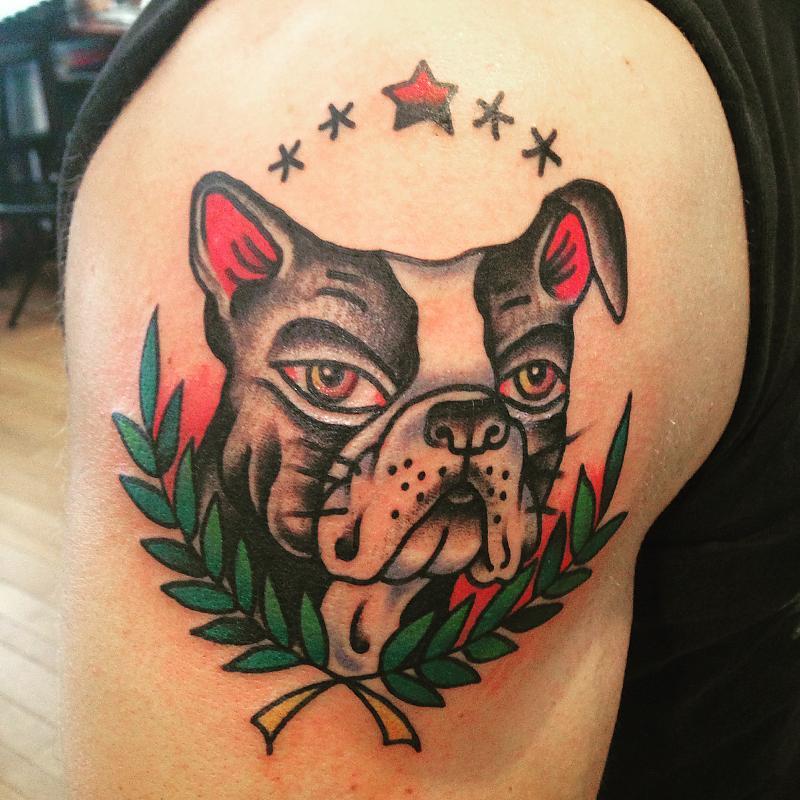 Boston Terrier Tattoo (Jack)
