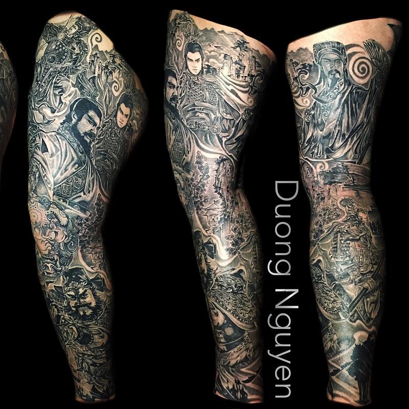My Leg sleeve 2 by Duong