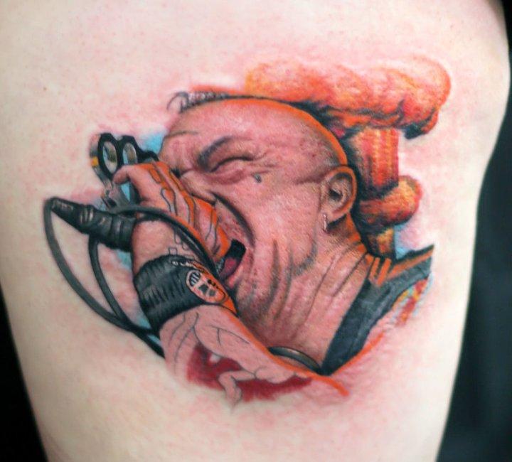 Five Finger Death Punch - Portrait Tattoos - Last Sparrow Tattoo
