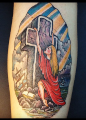 My wifes tattoo by Mike Wilson 2012 Rock of Ages