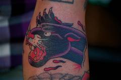 More information about "traditional tattoo panther head nick branfield"