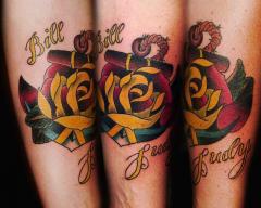 More information about "rose and anchor by tattookollin"