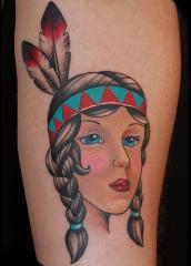 Traditional Native Girl