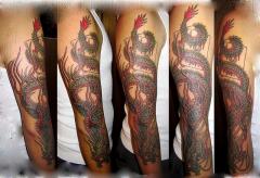 Dragon three quarter