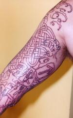 knotwork and runes outlined maniaci chi tat co