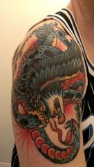 More information about "Eagle and snake cover up by Ross Nagle"