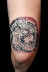 Snow Leopard tattoo
