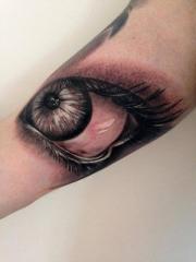 Eye by Peter Tyas of Glory Bound Tattoo UK