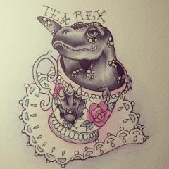 Tea Rex by Lady Gabe