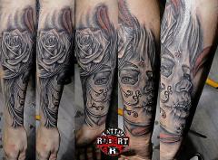 dias los muertos robert tattoo art