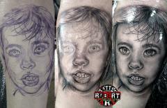 portrait stages robert tattoo art
