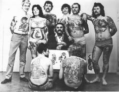 group of tattooed people
