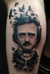 Edgar Allan Poe Portrait by Vinny Romanelli