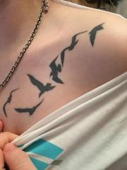 My first ever super trendy bird tattoo