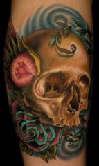 nate beavers skull with wing