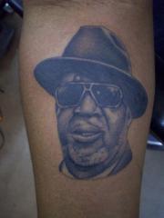 bng portrait on forearm