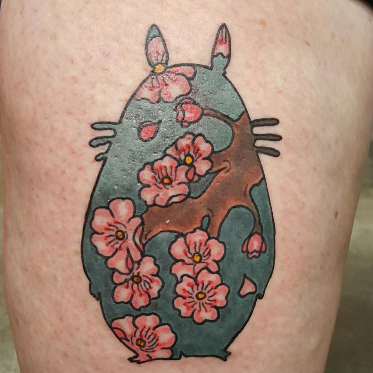 Totoro with sakura