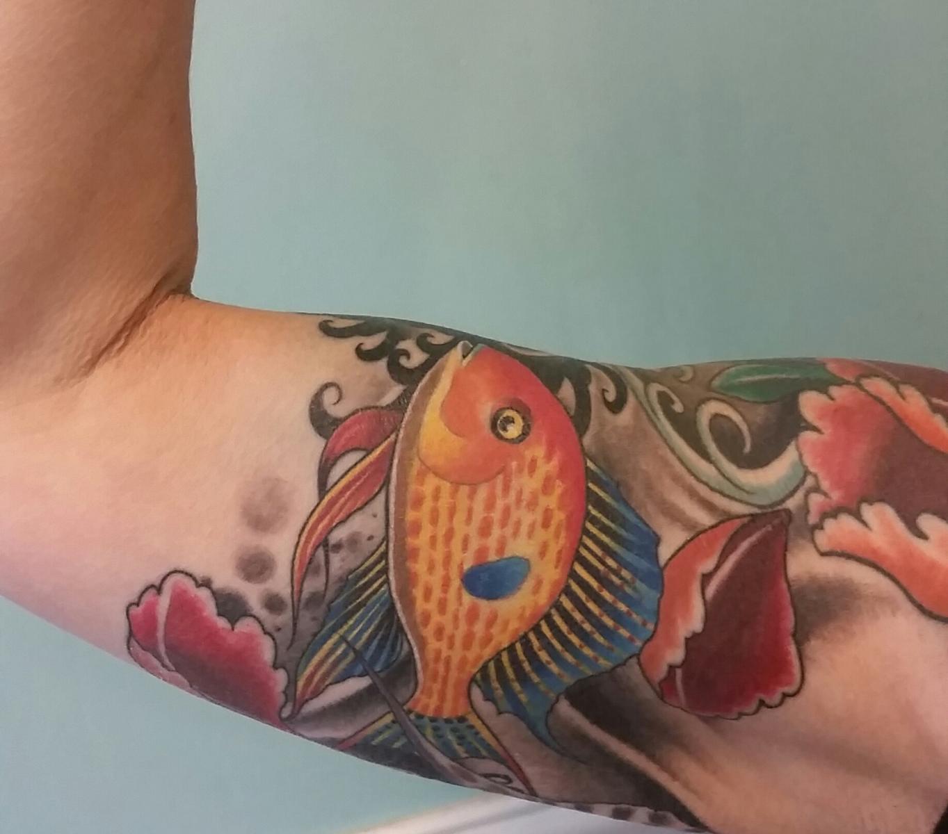 Fish 1/4 sleeve continuation
