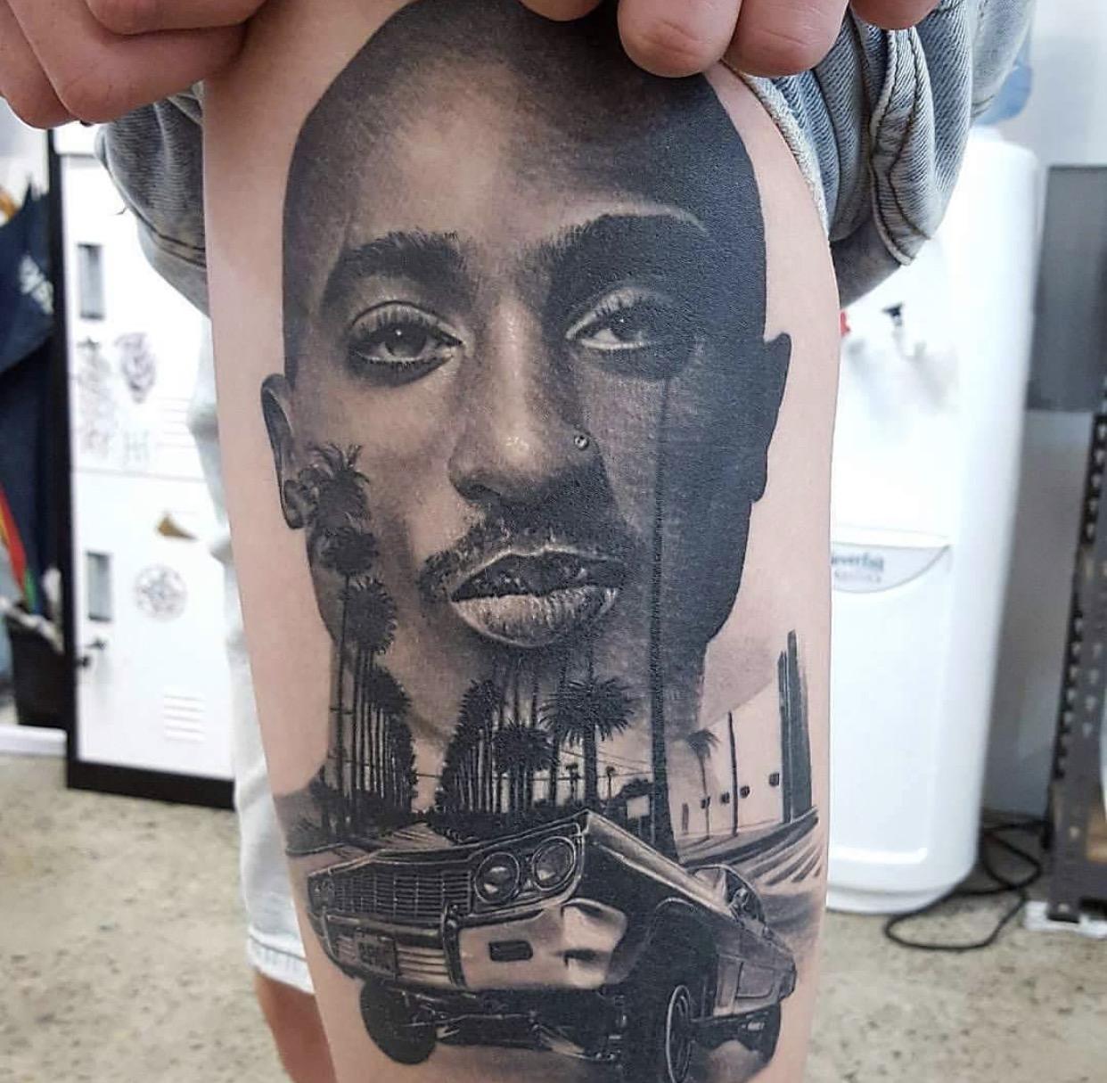 Tupac  Vault Tattoo Charlotte NC