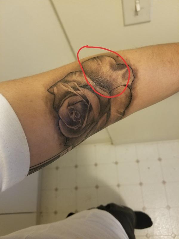 Inner Elbow Hinge Tattoo