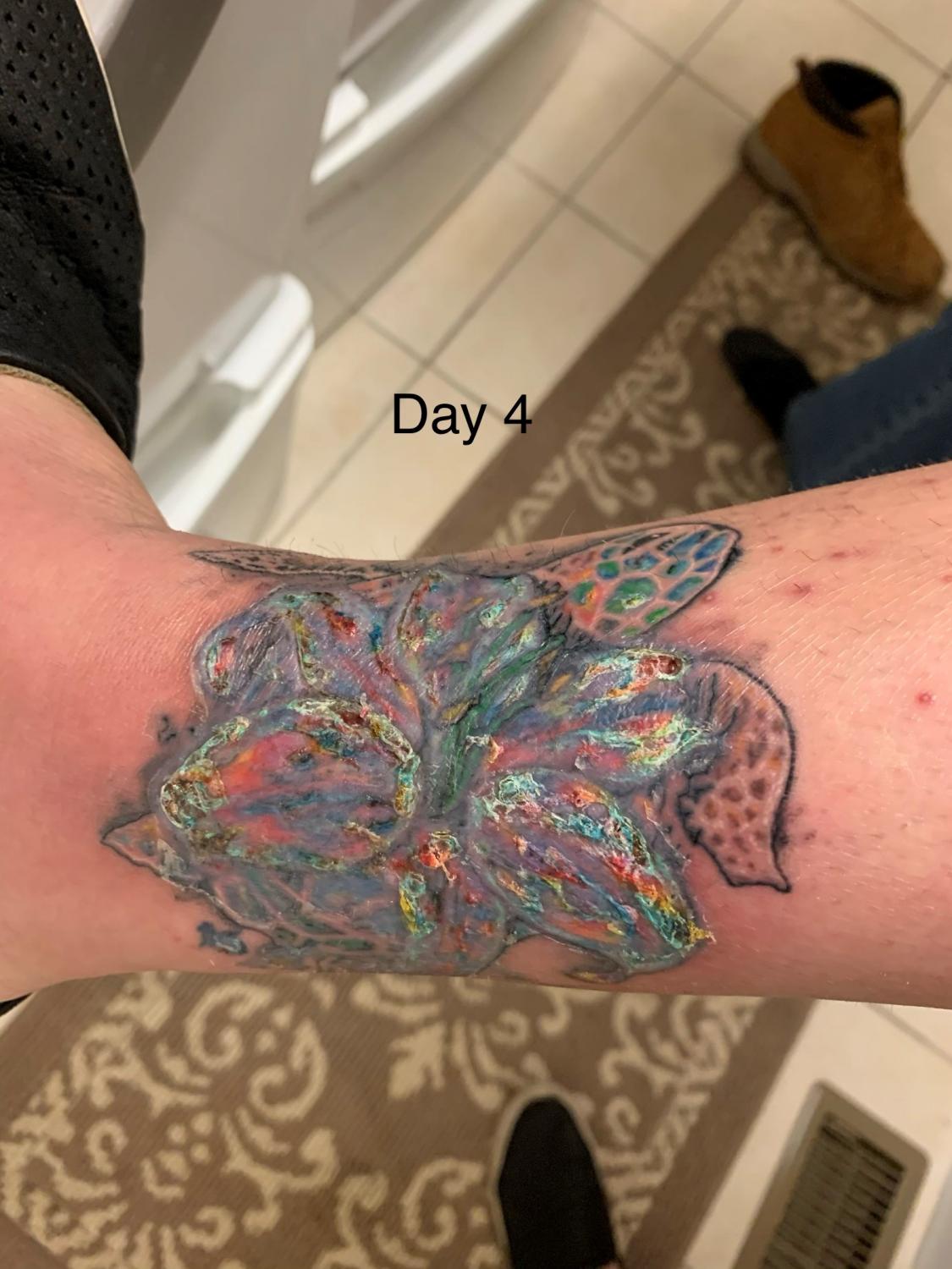 Tattoo Infection - Initiation - Last Sparrow Tattoo