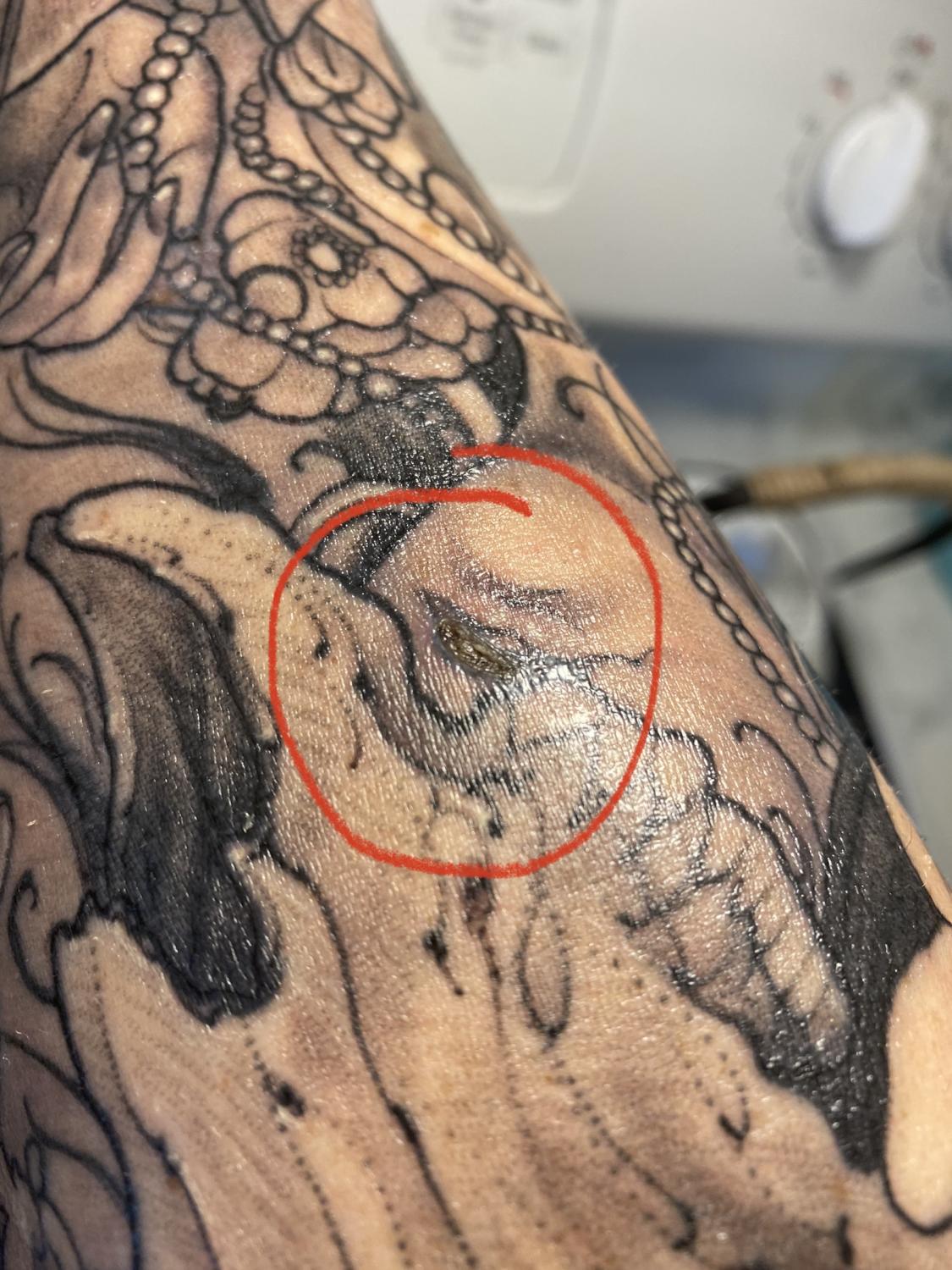 Is my tattoo infected or scabing? - Initiation - Last Sparrow Tattoo